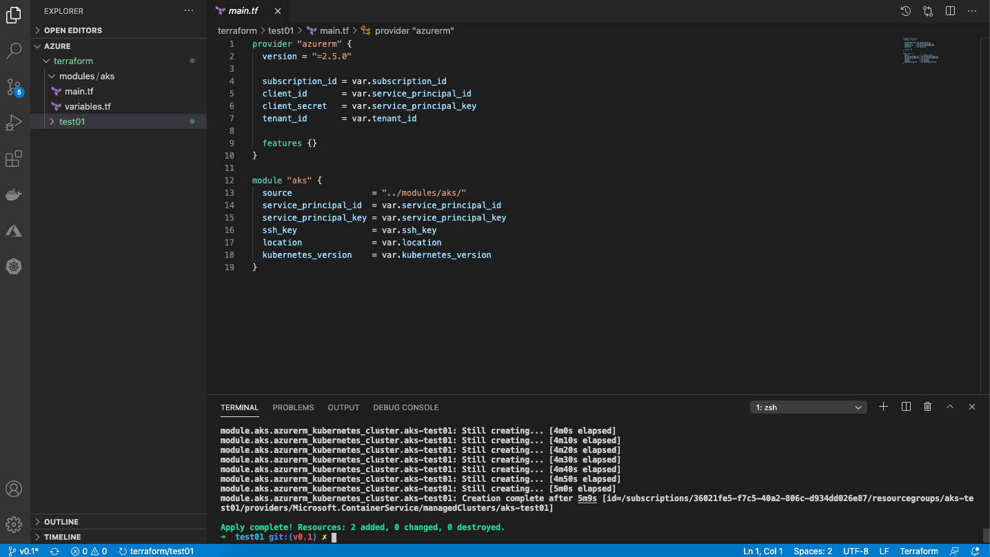 Azure Kubernetes with Terraform – Carlos Castro